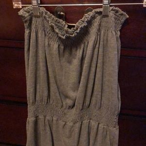 Gray romper Size Medium